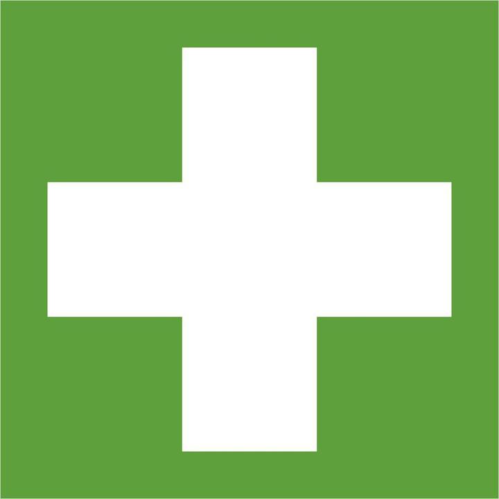 Actual product image SafetyMarking First aid sign First aid