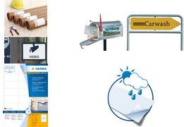 Actual product image Herma Weatherproof address labels A4