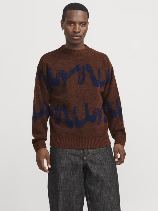 Produktbild Jack & Jones Jorollie Knit Crew Neck Styd Aw24 (L)