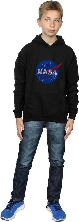 Immagine prodotto Nasa Classic Insignia Logo Distressed Felpa con Cappuccio Ragazzi (140, 146)