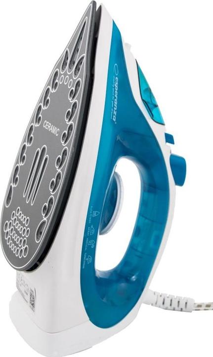 Actual product image Esperanza EHI002 Steam Iron Ceramic Ironing Sole (2200 W)