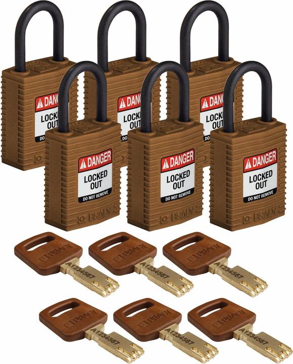 Produktbild Brady SafeKey Padlocks - Compact