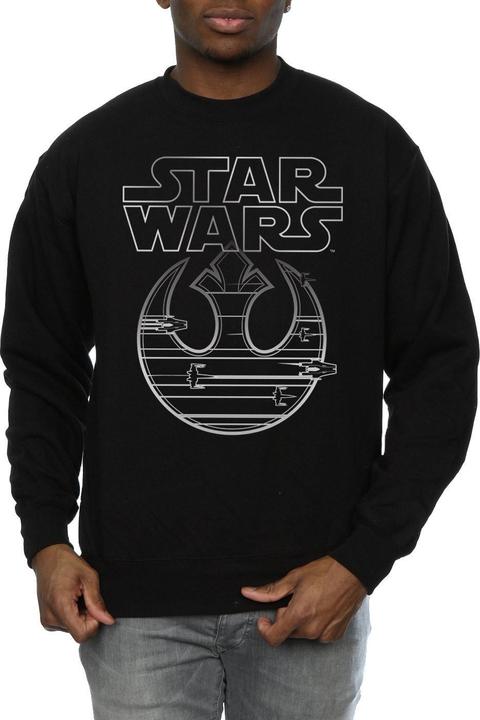Produktbild Star Wars The Last Jedi Resistance Logo Metallic Sweatshirt (L)