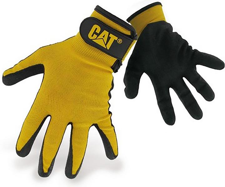 Cat 17416 NylonHandschuhe mit Nitrilbeschichtung (XL)