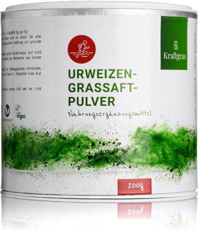 Produktbild Kraftgras Ur-Weizengras-Saftpulver (1 Stück, Pulver, 200 g)