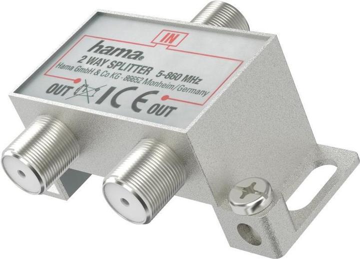 Produktbild Hama Breitband-Kabelverteiler, 2-fach