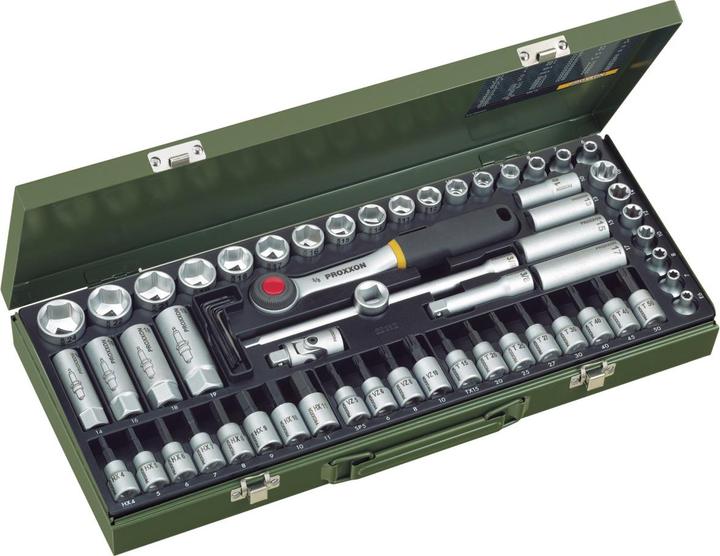 Image du produit Proxxon Ensemble super compact à cliquet, 65 pièces (3/8")