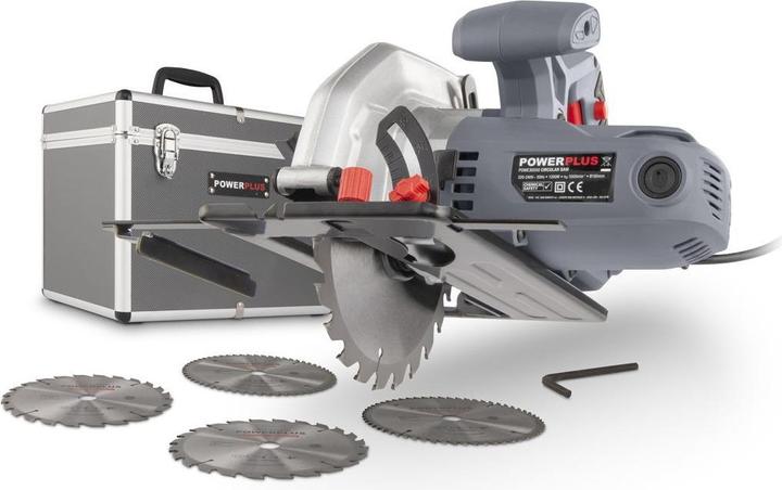 Immagine prodotto Powerplus Sega circolare portatile 1200W Ø 185mm - 4 Acc.