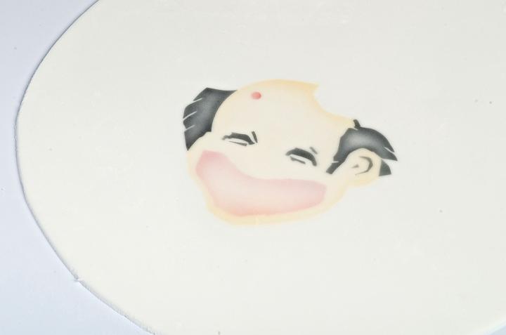 Actual product image Martellato Airbrush stencil clown Dimitri