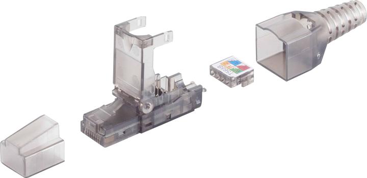 Actual product image Shiverpeaks S/CONN maximum connectivity network connector, cat. 6A Tool-less RJ45 plug, tool-less, UTP (Network cable)