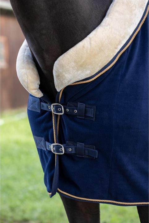 Actual product image Kerbl Fleece blanket RugBe Royal dark navy, 145cm (195 cm)