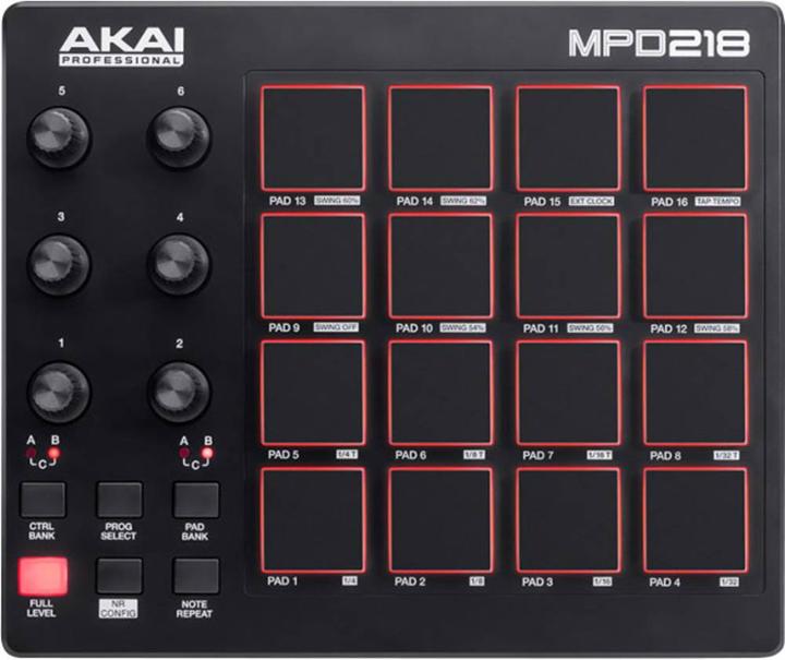 Image du produit Akai Professional Akai MPD218 Contrôleur Midi