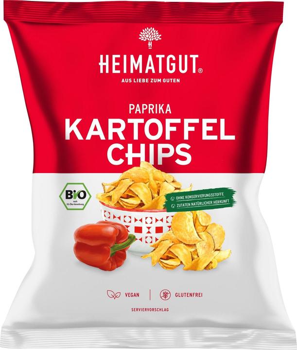 Heimatgut Kartoffel Chips Paprika (125 g)