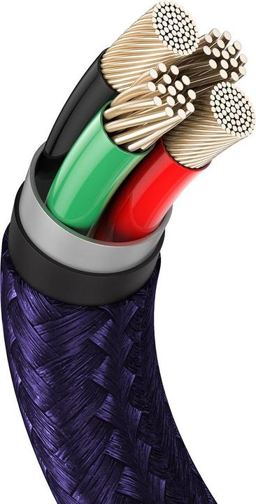 Immagine prodotto Baseus Cavo USB per cavo Lightning, 2,4A, 2m (viola) (2 m, USB 2.0)