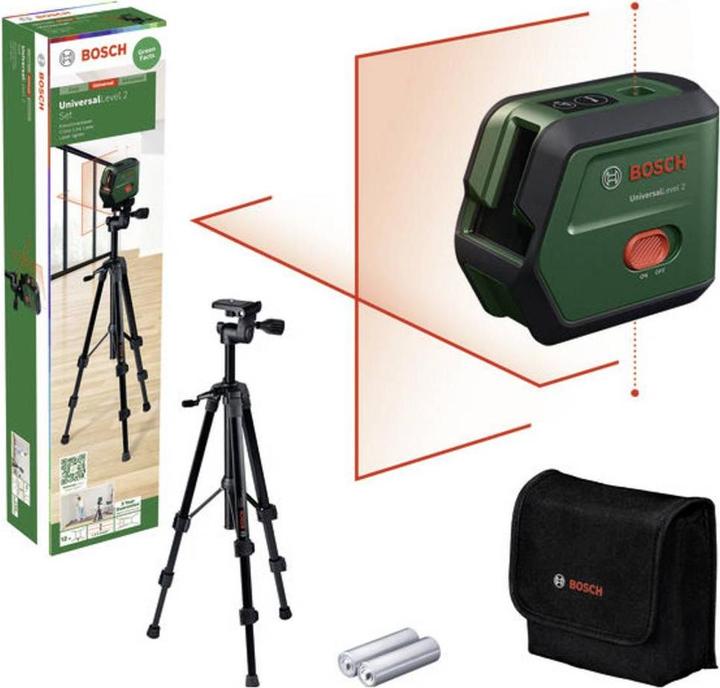 Bosch Professional Bosch Kreuzlinienlaser UniversalLevel 2 UNI Set (Standard)