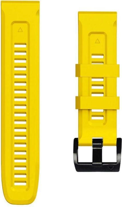 Immagine prodotto Garmin Cinturino per orologio intelligente Fenix 5/6/6Pro/7, colore giallo (22 mm, Materiale sintetico)