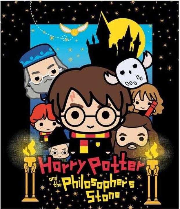 Produktbild Warner Bros Harry-Potter-Decke aus Polarfleece (120 x 150 cm)