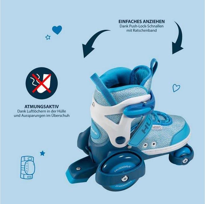 Actual product image Hudora HDO Roller Skates My First Quad 30-23 cy 22064 (30, 31, 32, 33)