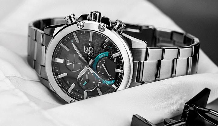 Produktbild Edifice EQB-1000D-1AER (Chronograph, Hybrid Uhr, Analoguhr, 49.90 mm)