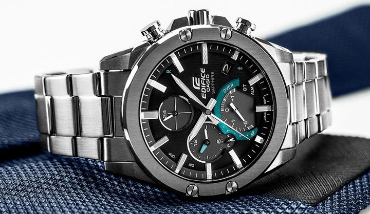 Produktbild Edifice EQB-1000D-1AER (Chronograph, Hybrid Uhr, Analoguhr, 49.90 mm)