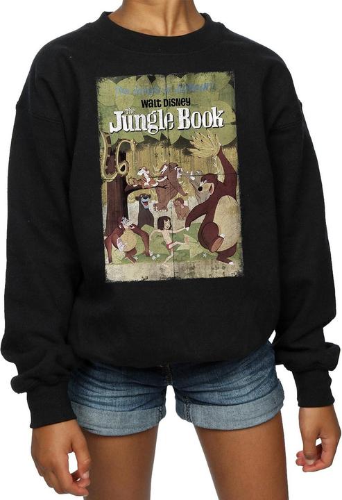 Produktbild Disney The Jungle Book Retro Poster Sweatshirt Mädchen (140, 146)
