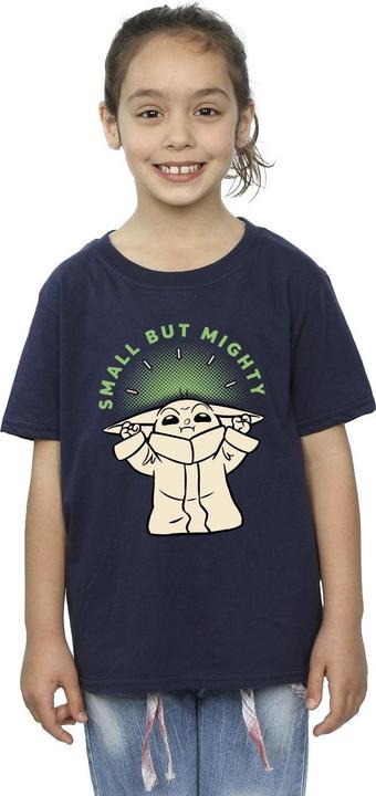 Image du produit Star Wars - T-shirt THE MANDALORIAN SMALL BUT MIGHTY GROGU - Fille (104)