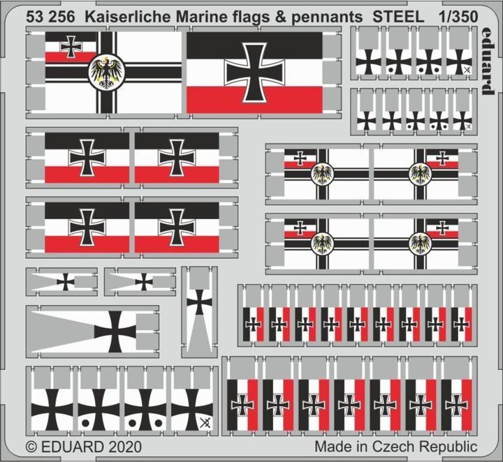 Produktbild Eduard Kaiserlische Marine flags & pennants STEEL