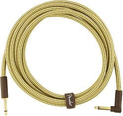 Fender Kabel Deluxe 3m tweed angled (3 m, Verlängerung)