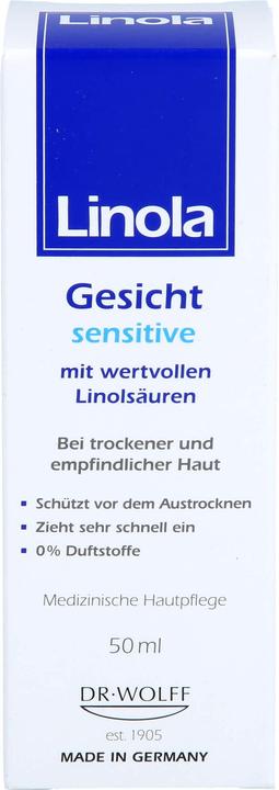 Image du produit Dr. Wolff Linola Visage Sensitive (50 ml, Crème 24h)