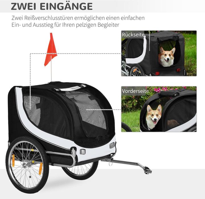 PawHut Fahrradanhänger