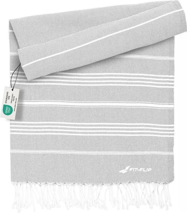 Image du produit Fit-Flip Hamamtuch Baumwolle Recycelt 100x200cm (100 x 200 cm)