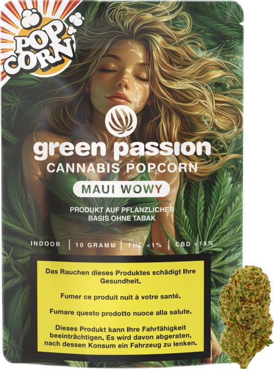 Actual product image Green Passion Maui Wowy Popcorn (10 g, Indoor)
