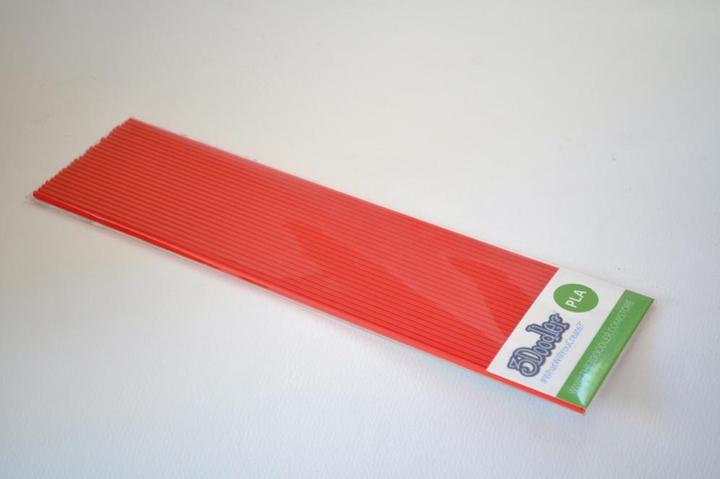 Actual product image 3Doodler Create+ Filament PLA Red 24 Pieces "Chilli Pepper Red 24 Pack (PLA, 1.75 mm, 63 g, Red)