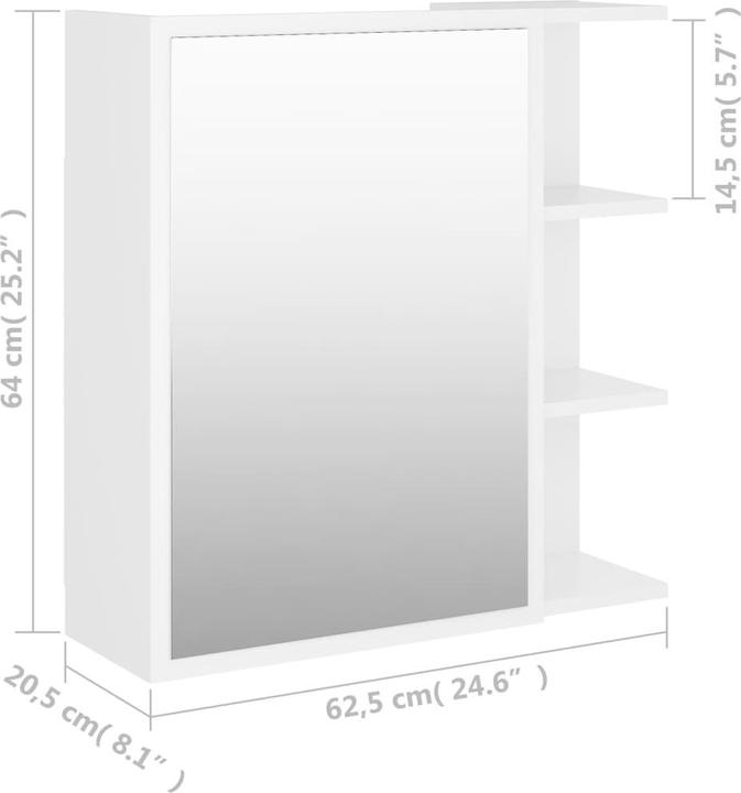 Produktbild VidaXL Brigite (62.5 x 20.5 x 64 cm)