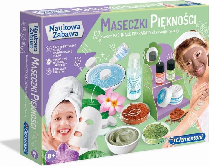 Actual product image Clementoni Beauty mask science kit
