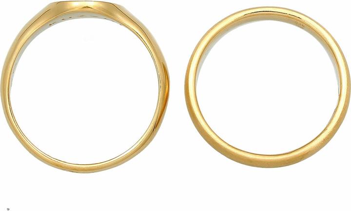 Produktbild Kuzzoi Bandring, Ring Set, Siegelring (66, 925 Silber)