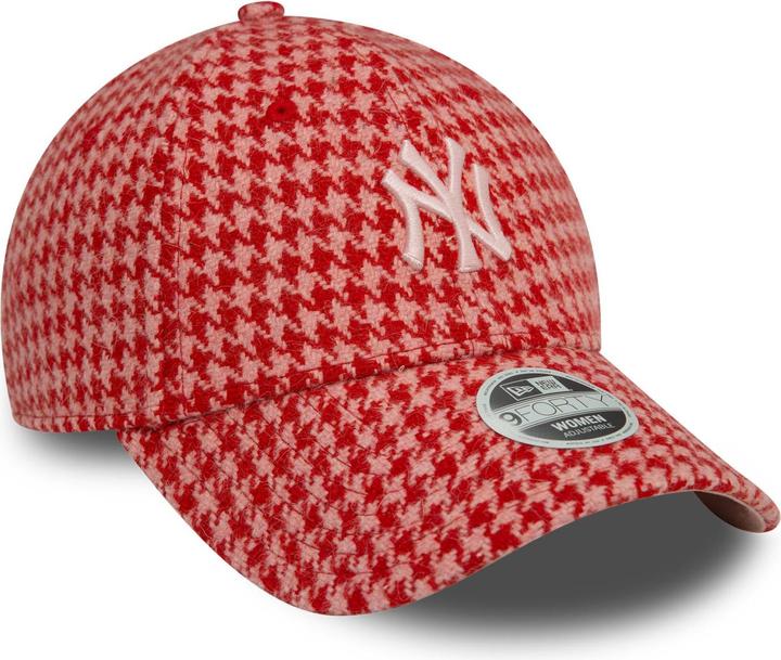 Image du produit New Era 9Forty Femme Cap - HOUNDSTOOTH NY Yankees rouge