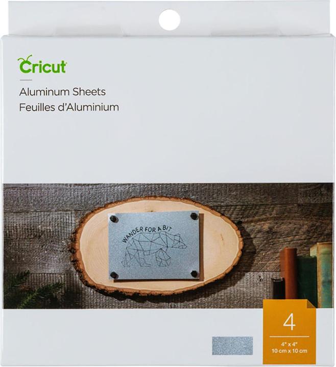 Immagine prodotto Cricut Cartello in metallo alluminio 10 x 10 cm, 4 pezzi