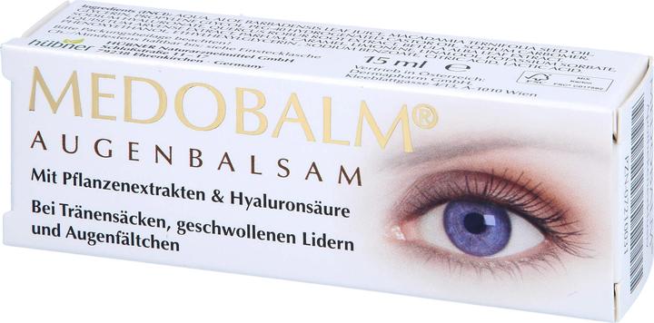 Produktbild Hübner Medobalm Augenbalsam bei Tränensäcken, geschwollenen Lidern und Augenfältchen, 15 ml Creme (15 ml)