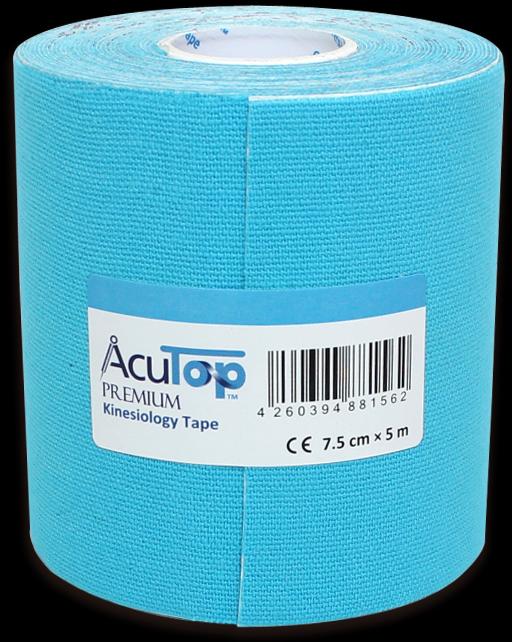 Produktbild AcuTop Premium Tape L 7.5cm x 5 m Blau (5 m)