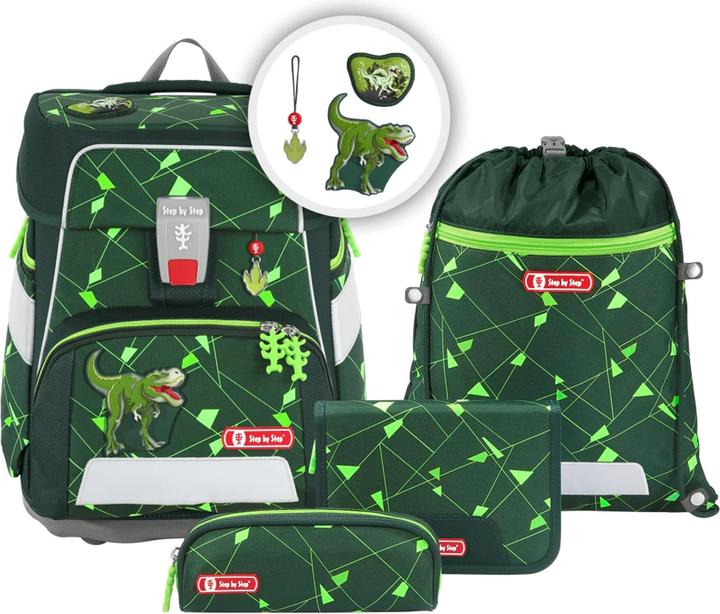 Produktbild Step by Step Ranzen-Set SPACE Shine "Dino Night", 5-teilig (20 l)