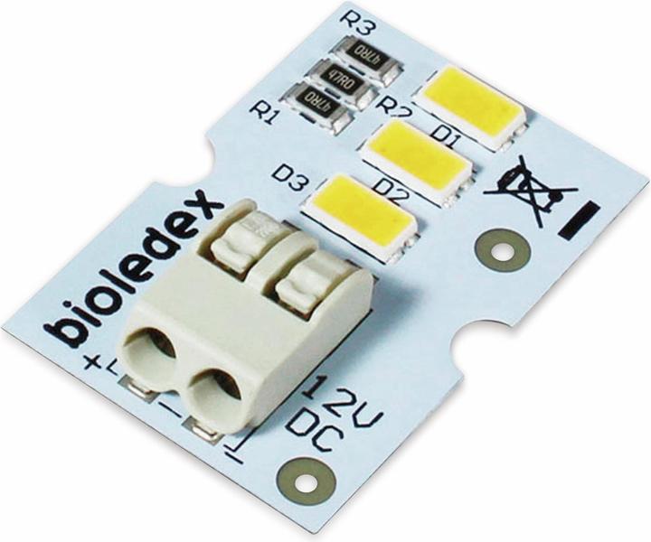Actual product image Bioledex LED module, 30x20mm, 12 V-, 1.5 W, 135 Lm, 3000 k, warm white