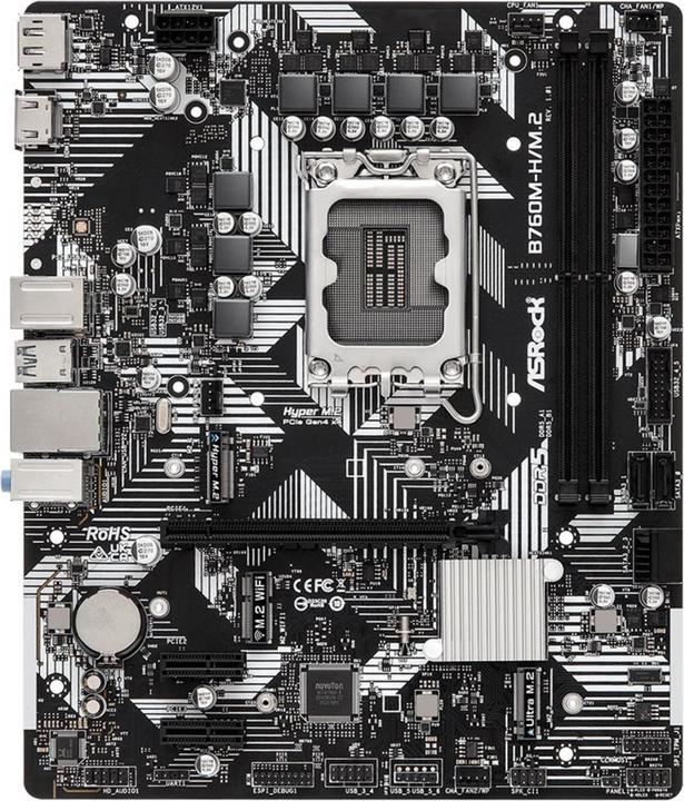 AsRock B760M-HDV/M.2 (LGA 1700, Intel B760, mATX)
