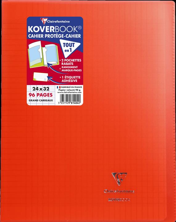 Immagine prodotto Clairefontaine KOVER BOOK numero 24x32 seyes (A4+, Rigatura speciale)