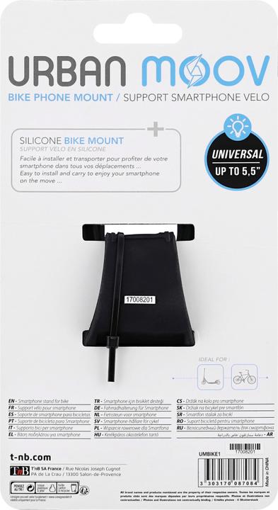 Immagine prodotto T'nB URBAN MOOV Porta telefono, nero