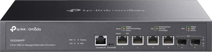Actual product image TP-Link TL-SX3206HPP (6 Ports)