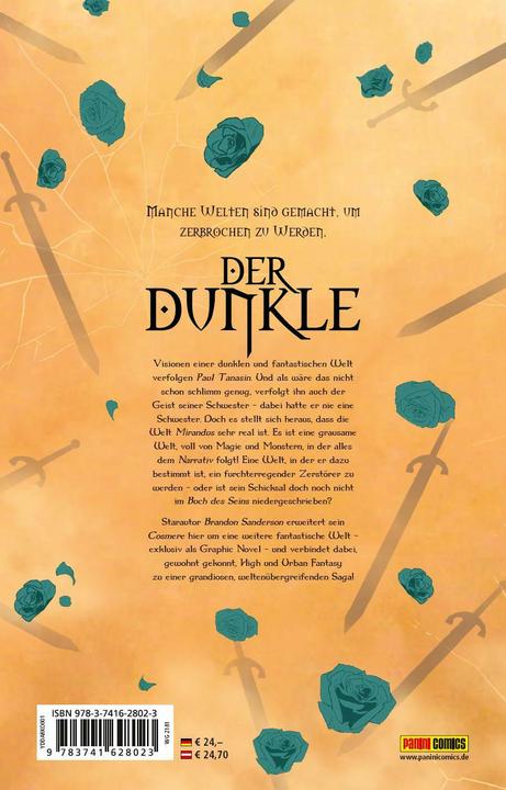 Produktbild Panini Brandon Sandersons Der Dunkle (Deutsch, Collin Kelly, Jackson Lanzing, Brandon Sanderson, 2022)