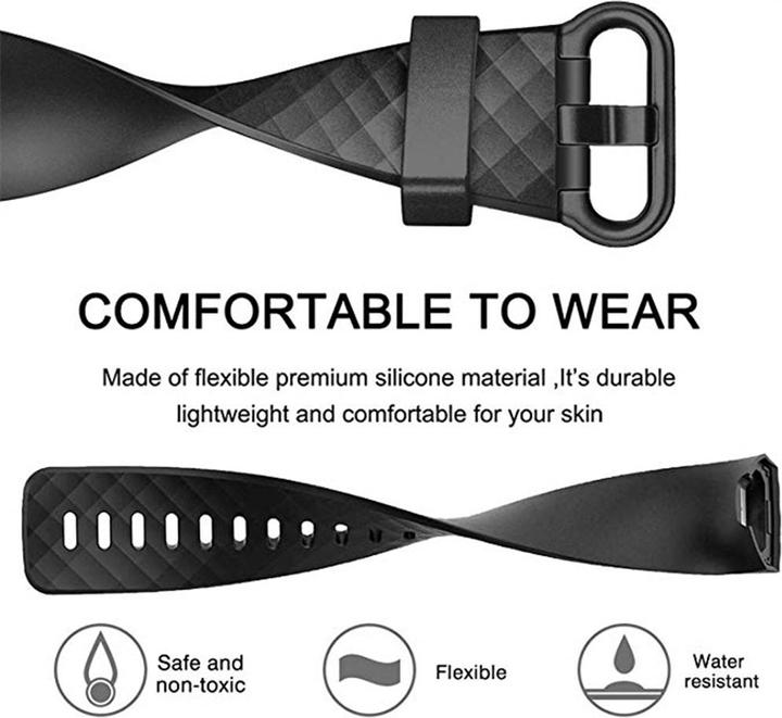 Produktbild PhoneLook Sportliches Silikon Armband Grösse S (Gummi / Silikon, 4, Charge 3)
