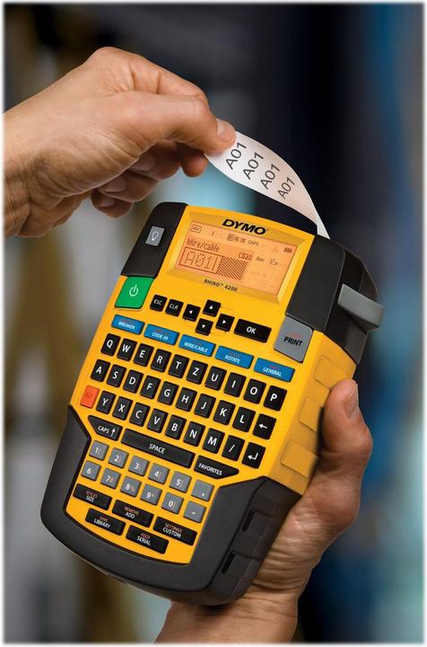 Immagine prodotto Dymo Stampante di etichette Rhino 4200 a trasferimento termico senza fili QWERTY (180 dpi)