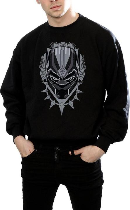 Image du produit Mens Black Panther Head Cotton Sweatshirt (L)